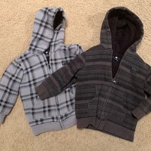 Two DC Brand Sweatshirts- Fully Lined